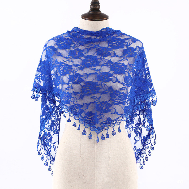 Embroidery Veil - Moda Kilise Şal Dantel Peçe Eşarp