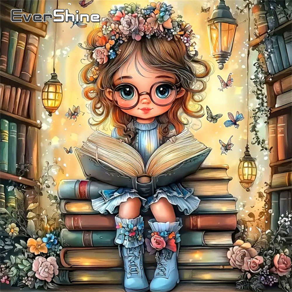 Embroidery X Pattern - Evershine Baskılı Çapraz Dikiş Kiti Portre