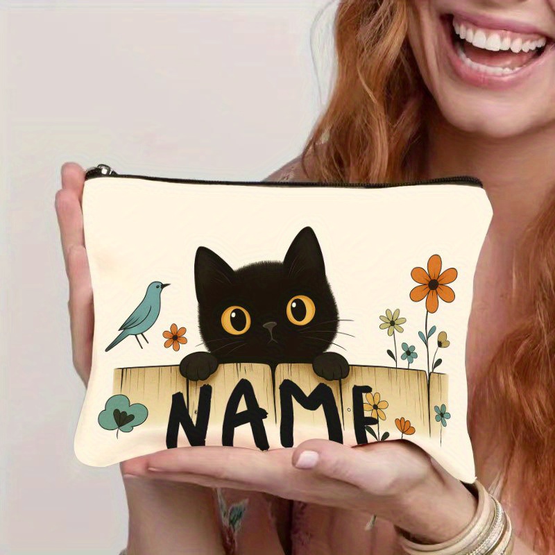 Embroidery Name Designs - Kişiye Özel Makyaj Çantası (İsim/Yazı ve