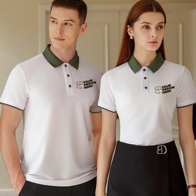 Embroidery Uniforms - Blok Renkli Polo Gömlek - Ücretsiz