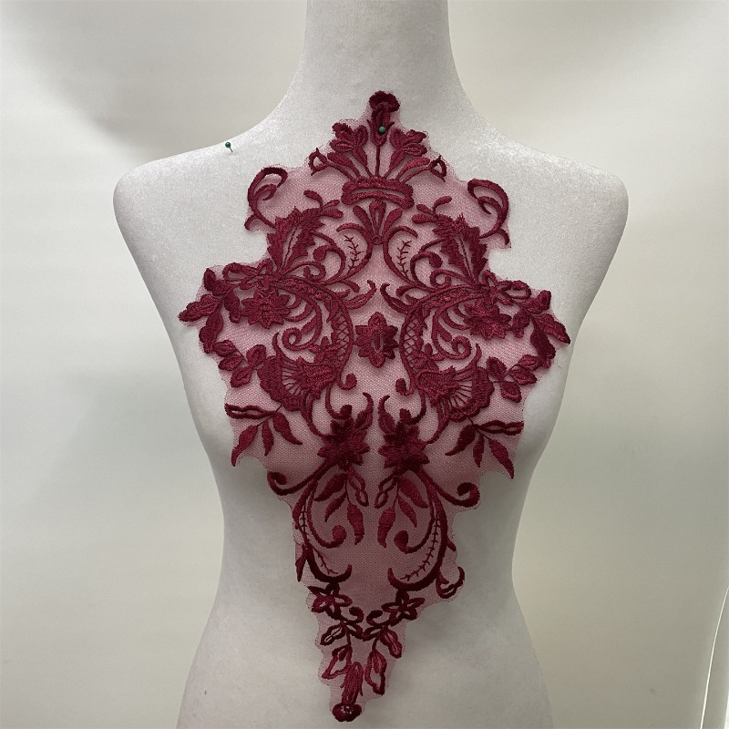 Çok Renkli Zarif Nakış Dantel  - Embroidery Veil incelemesi ve fiyatı