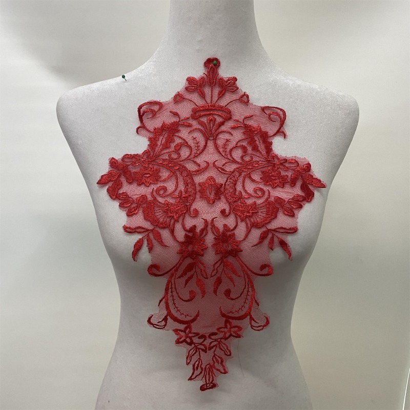 Çok Renkli Zarif Nakış Dantel  - Embroidery Veil incelemesi ve fiyatı