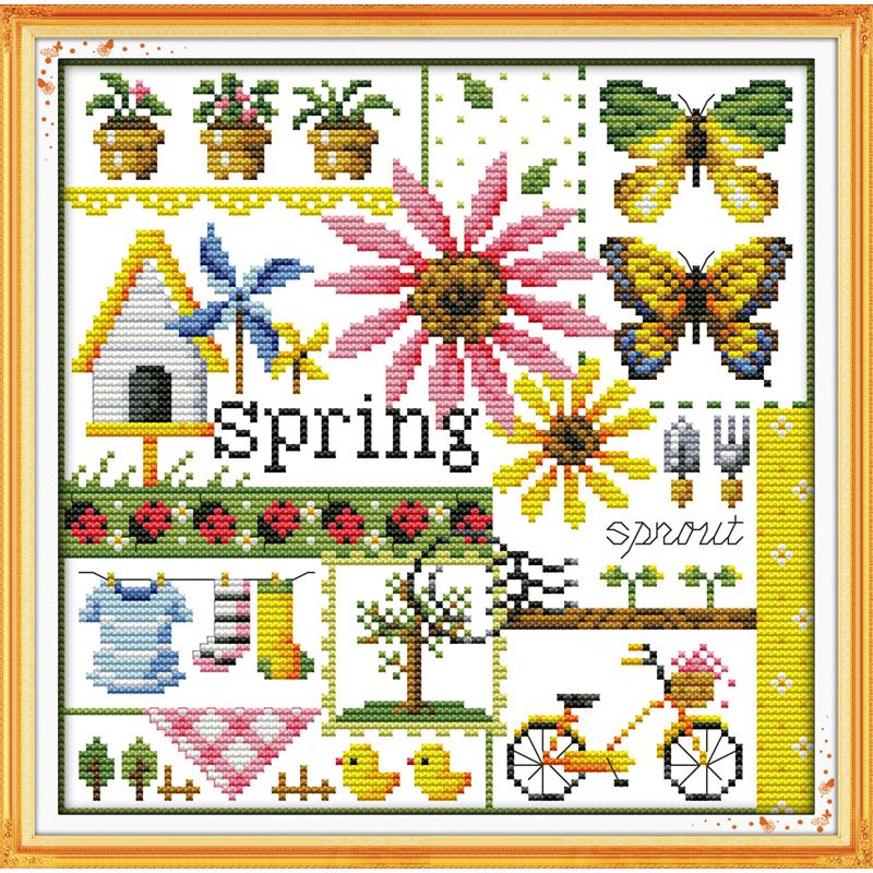 Dört mevsim desen bahar yaz so - Embroidery X Pattern incelemesi ve fiyatı
