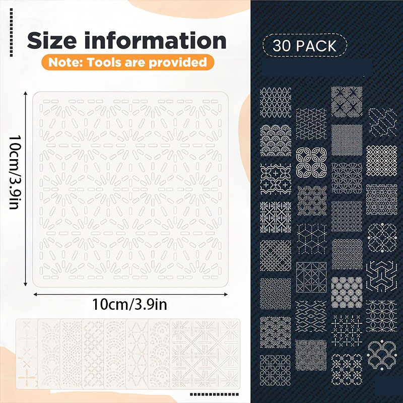 30 adet nakış şablonları DIY n - Embroidery Free Pattern incelemesi ve fiyatı