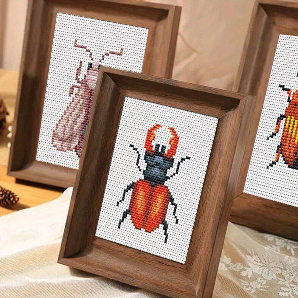 8 adet böcek çapraz dikiş nakı - Embroidery X Pattern incelemesi ve fiyatı