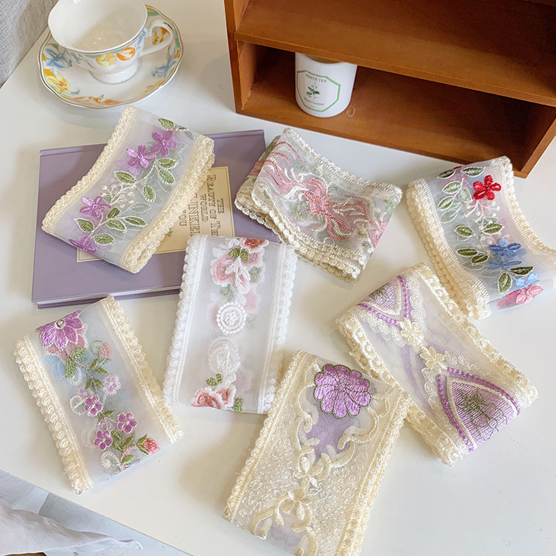 1 Yard dantel nakış çiçek şeri - Embroidery Ribbon incelemesi ve fiyatı