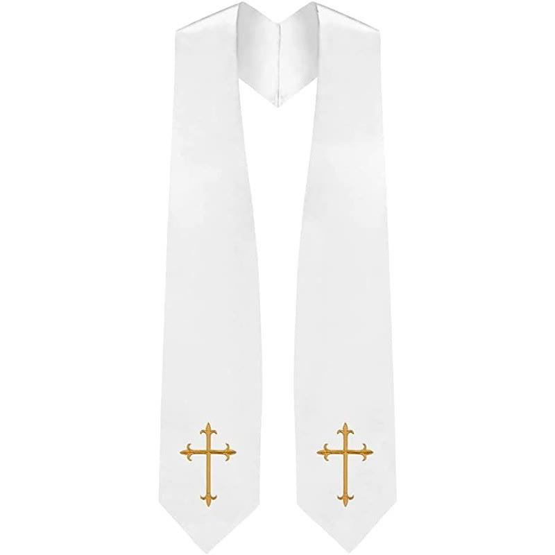 Çift Taraflı Papaz Stolü Altın - Embroidery Knit incelemesi ve fiyatı