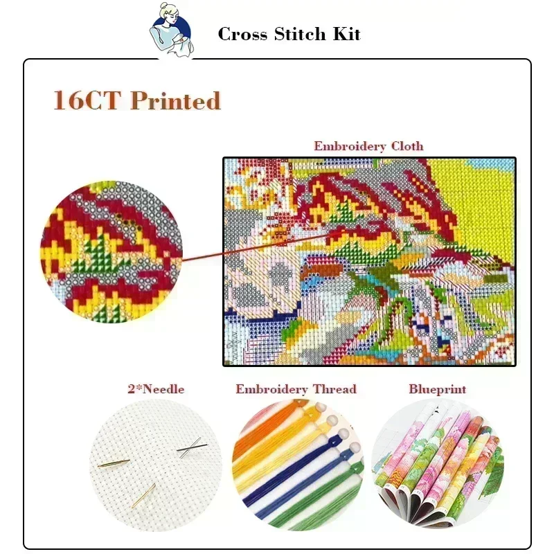 Sevinç pazar çapraz dikiş kiti - Embroidery X Pattern incelemesi ve fiyatı