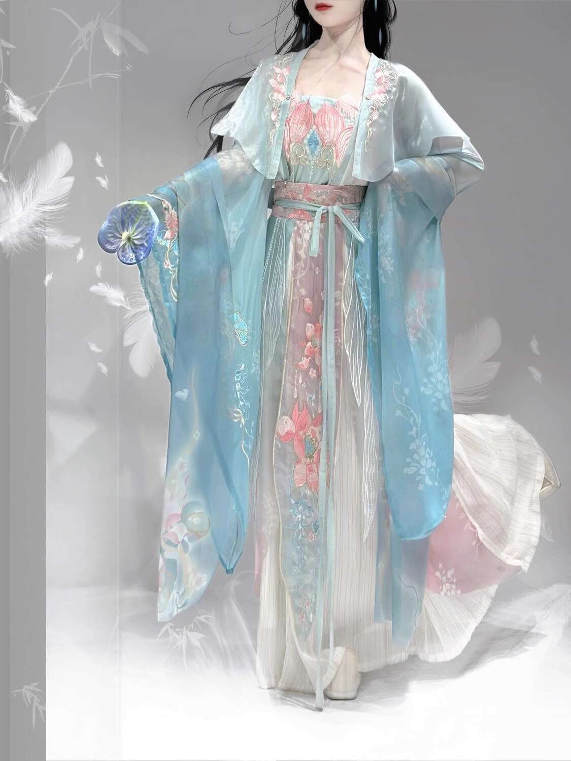 Yeni Hanfu Wei Jinfeng Ağır Sa - Embroidery Knit incelemesi ve fiyatı