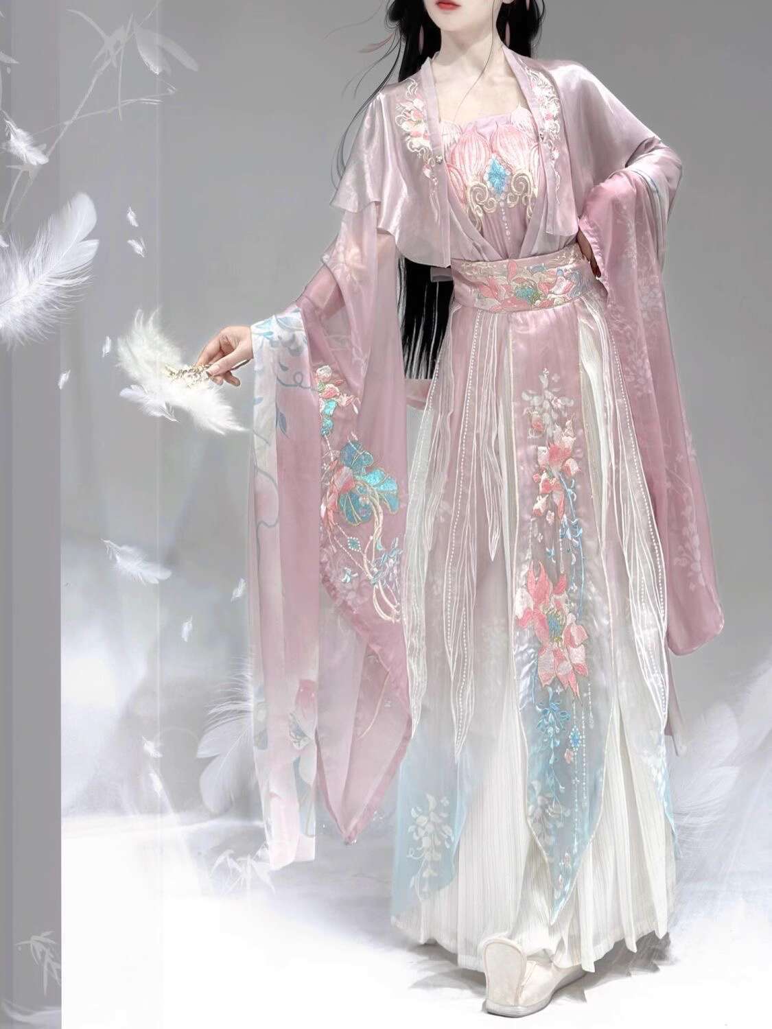 Yeni Hanfu Wei Jinfeng Ağır Sa - Embroidery Knit incelemesi ve fiyatı